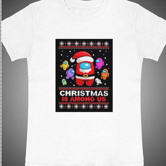 Kids among us Christmas T-shirt - Picture 4 of 5